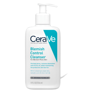 CeraVe Blemish Control Face Cleanser with 2% Salicylic Acid & Niacinamide for Blemish-Prone Skin 236ml
